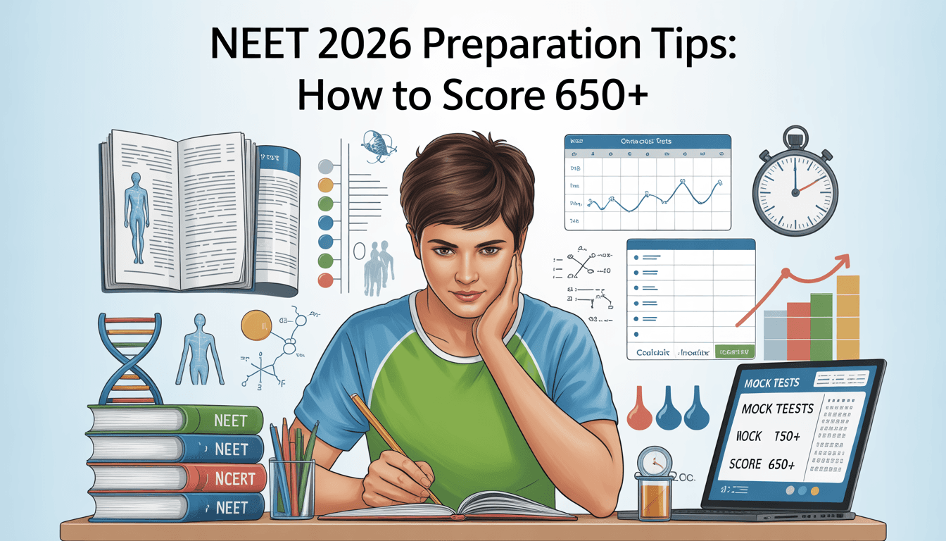 NEET 2026 Preparation Tips: How to Score 650+